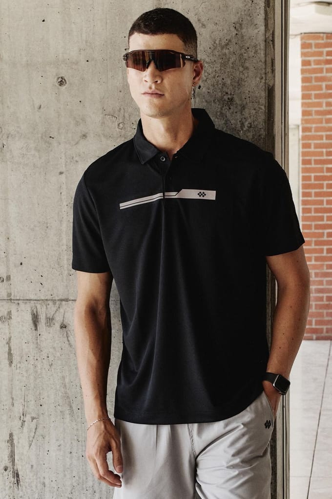 Heren Polo Kraag Knop T-Shirt