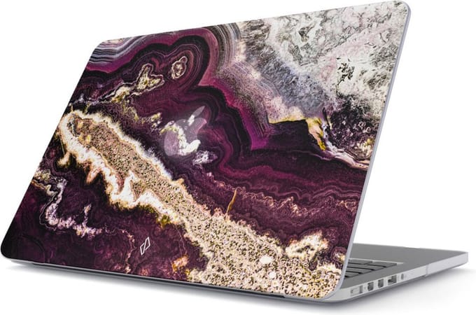 Burga Hard Case Apple Macbook Air 13 inch (2020) - Paars Skies