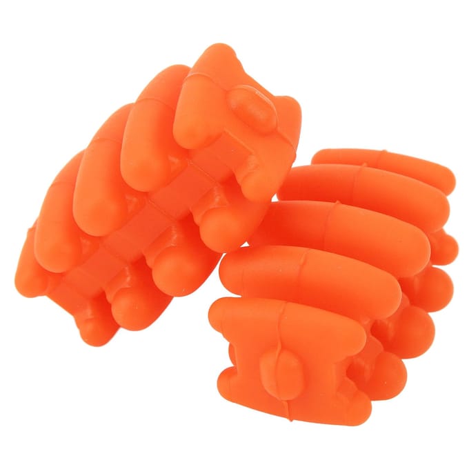 Boog Limb Stabilisator Siliconen Universele Vibratiedemper Compound Boog Limb Schokdemper 2 stuks Rood Orange oranje