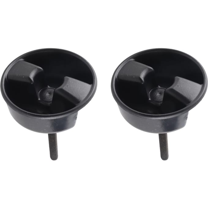 Bouton de serrage à vis pour montage de hardtop 1CJ57DX9 Remplacement du bouton de serrage de panneau supérieur pour JK 2007‑2018 black