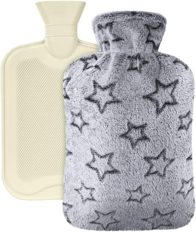 Famanu - Warm water kruik 2 Litres, 32 x 19 x 4.4 centimetres