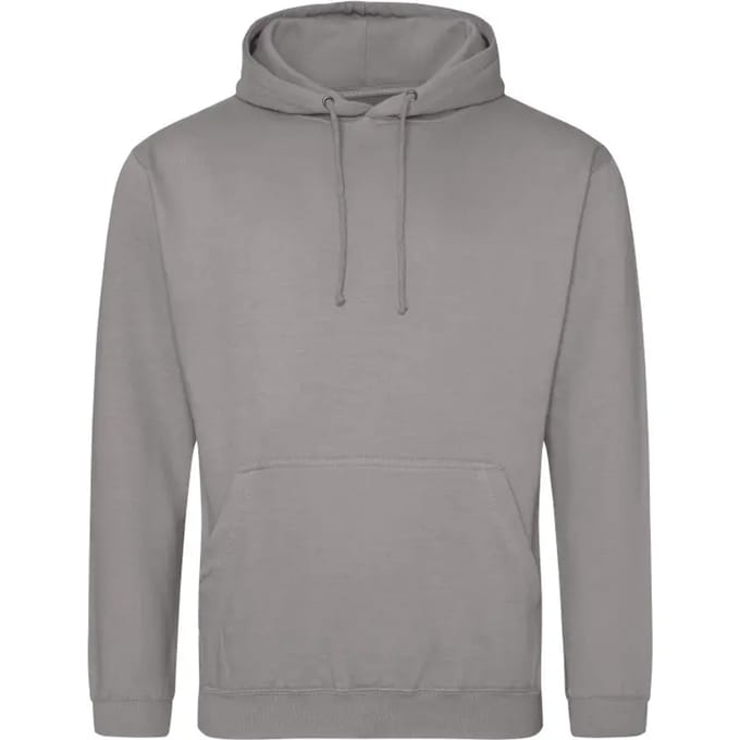 Just Hoods College Hoodie JH001 - Platinum Grey - M