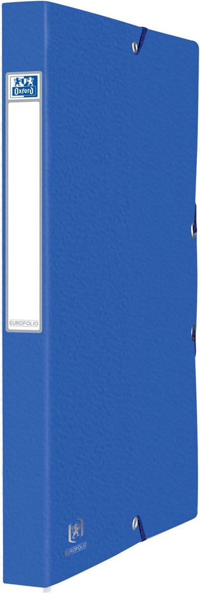Elba elastobox Oxford Eurofolio rug van 2,5 cm, blauw