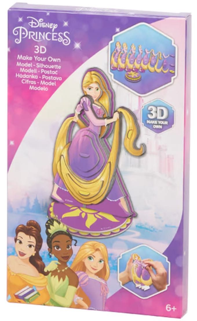 DIY 3D Disney Princess Figuur - Disney maak je eigen 3D-figuur - Disney Princess