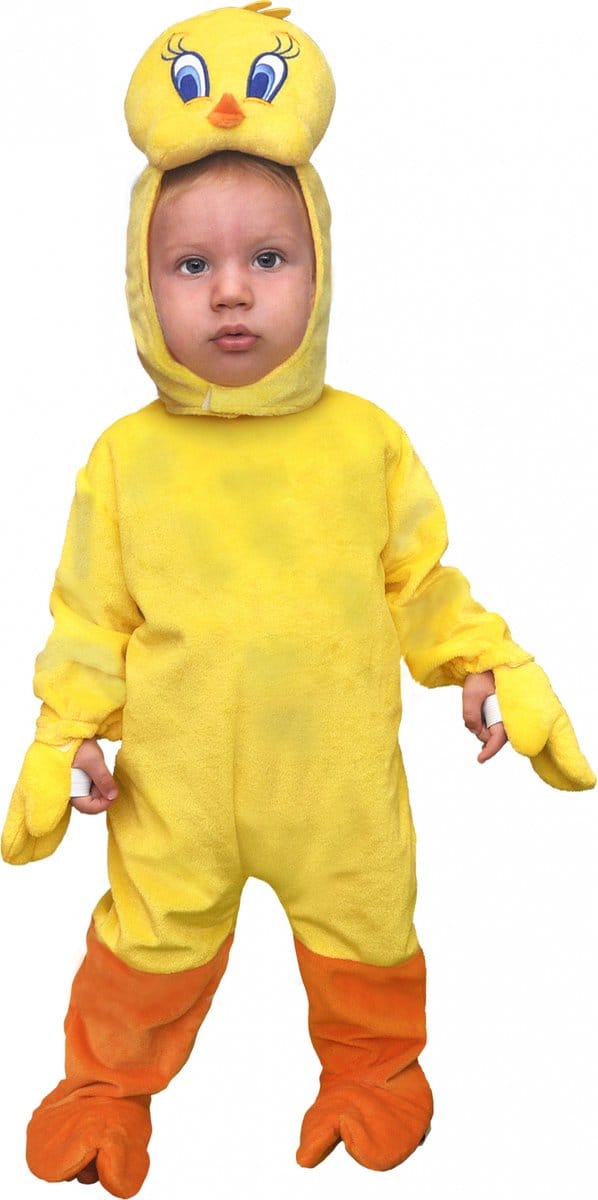 Warner Bros. Verkleedpak Tweety Junior Katoen Geel Maat 92