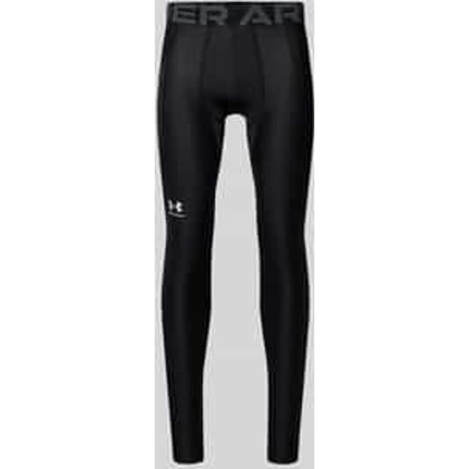 Under Armour UA HG Armour Leggings-BLK Heren Sportbroek - Zwart - Wit