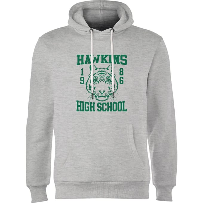Stranger Things Hawkins High School Hoodie - Grijs - S