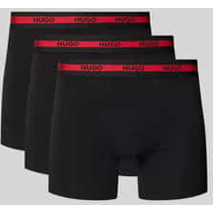 Boxershort met elastische logoband in een set van 3 stuks