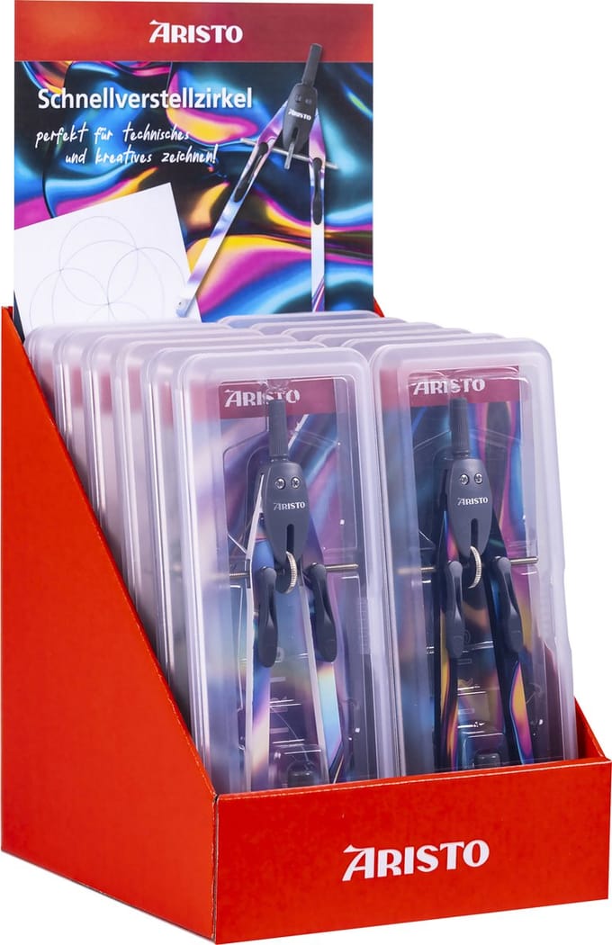 Aristo snelverstelpasser - Iris - display met 12 stuks - AR-VD55956