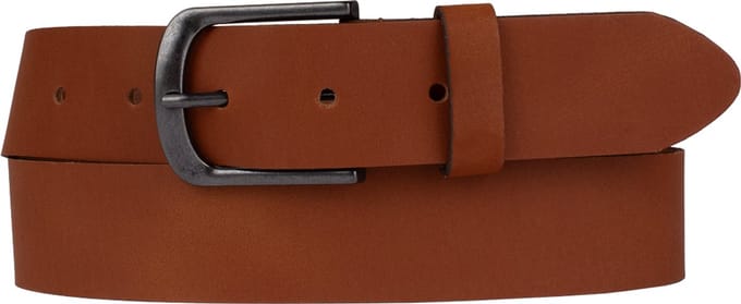 Petrol Industries Riem Heren - Broekriem - Verstelbaar - Leer - Cognac - 125 cm