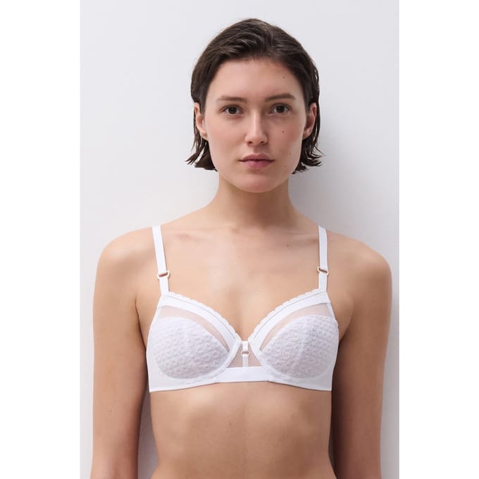 Chantelle Monogram Bra White Taglia: G70 | Reggiseni Outlet | Donna | Bianco