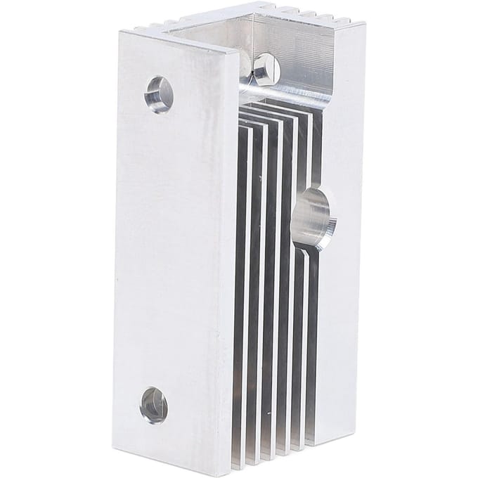 voor Sprite Extruder Heatsink Aluminiumlegering 3D Printer Hotend Koellichaam Vervanging voor Ender 3 S1 white