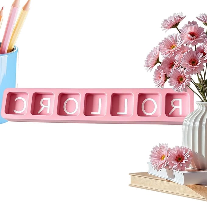 Mahjong Oefenbord - Interactief Speelblad - Beginners Leren - Visuele Regels - 21 cm - Roze