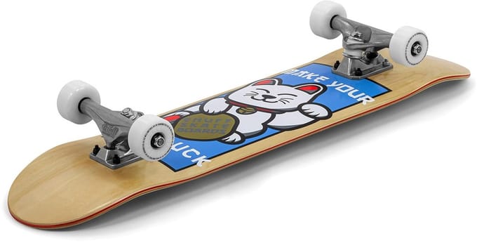 Enuff Lucky Cat Mini Compleet Skateboard Natural 7.25''