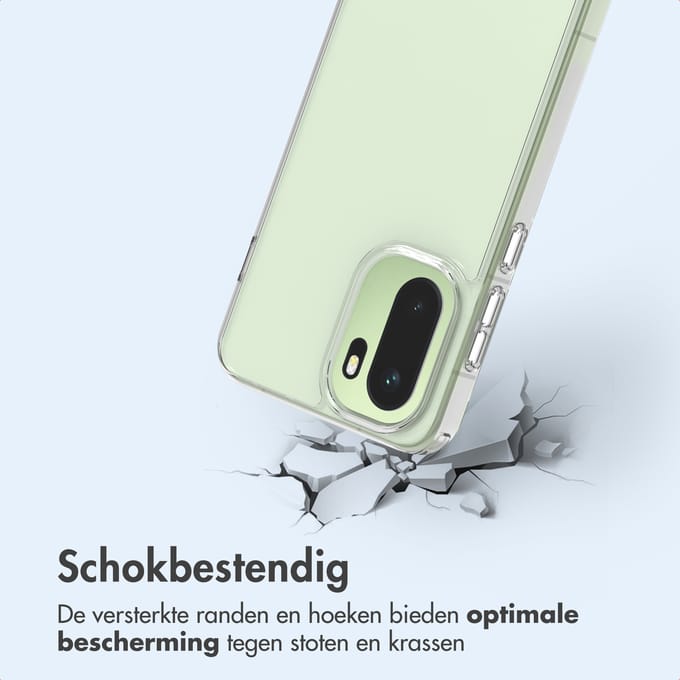 imoshion Doorzichtig Hoesje - Geschikt voor OnePlus 15R - Stevige Transparante Backcover met Verstevigde Hoeken en Krasbestendige Achterkant