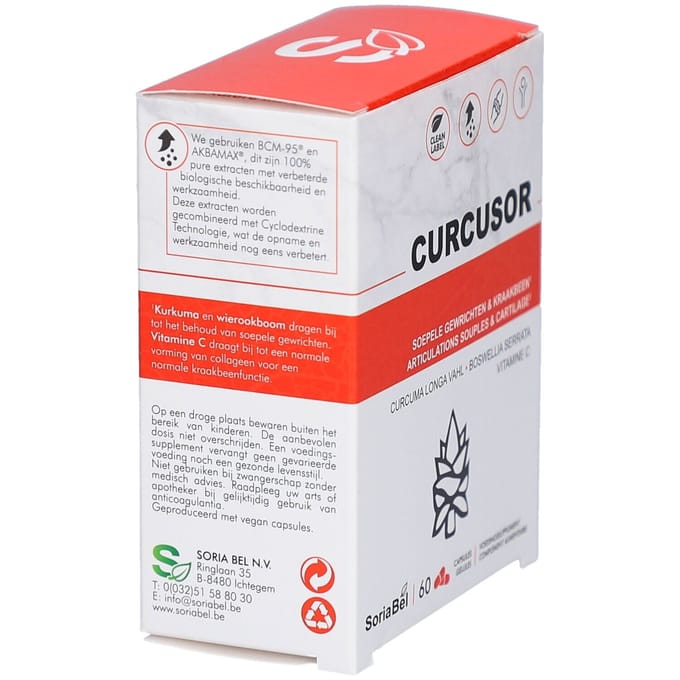 Soria Natural Curcusor Capsules 60CP