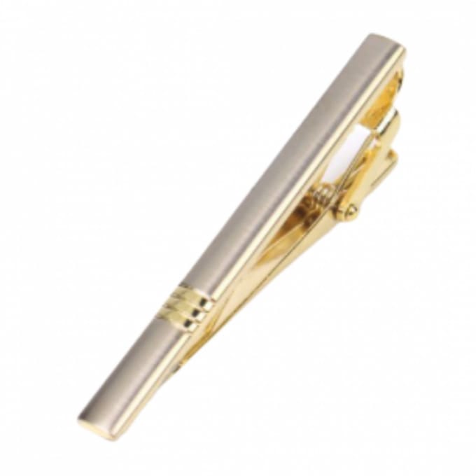Dasspeld- Zilverkleur- Geborsteld- Goudkleurig - Charme Bijoux