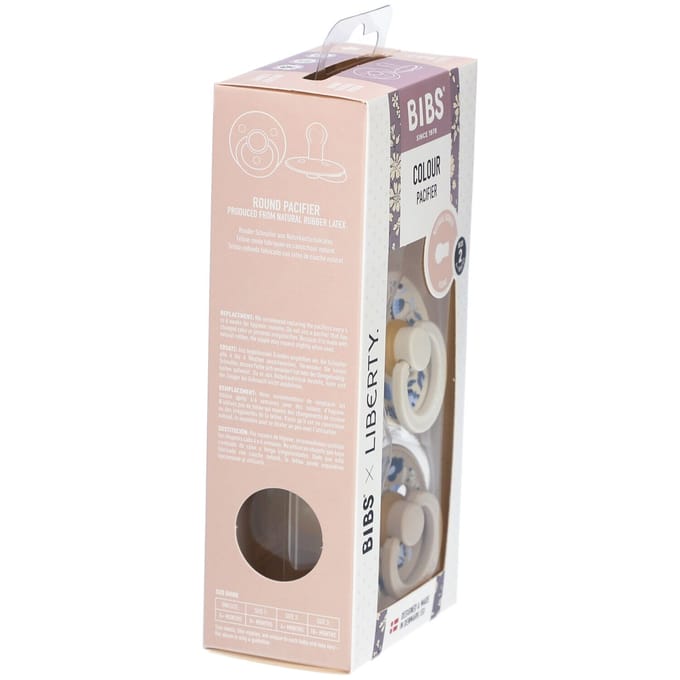 BIBS Fopspeen Liberty Garden Bobo Ivory 6-18 maanden 2