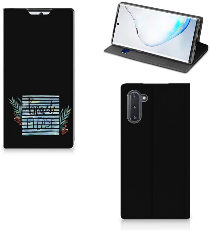 Book Case voor Samsung Galaxy Note 10 Magnet Case Boho Beach