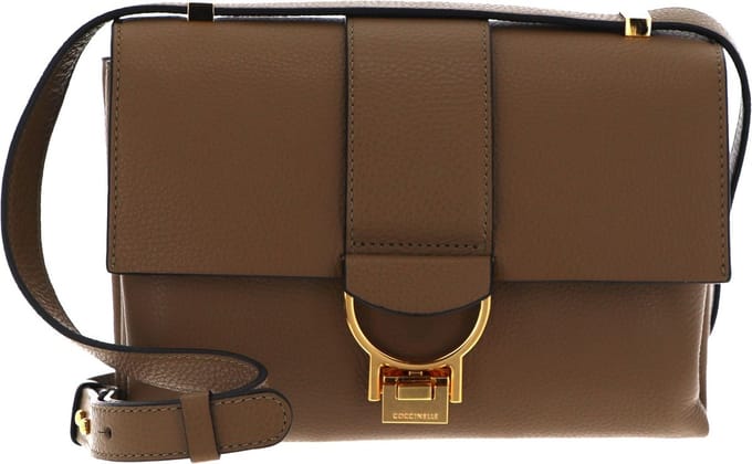 COCCINELLE Leren Schoudertas Arlettis Handbag Moss Green Groene