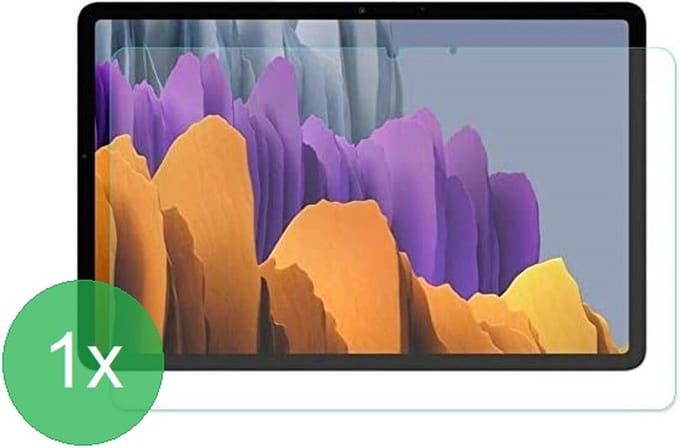Geschikt Voor: Samsung Galaxy Tab S7 / S8 Tablet Screenprotector 1x - screen protector - glas - bescherm - beschermglas - ZT Accessoires