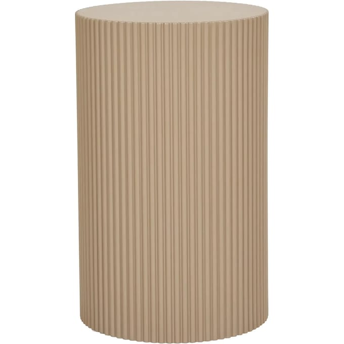 House Nordic Sidetable Farense - MDF - Beige/Grijs - Ø30cm