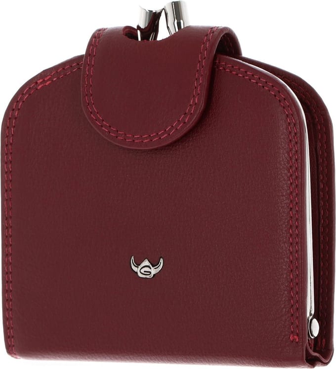 Golden Head Leren portemonnee Polo RFID Protect Bügelbörse 2048 Rot donkerrood