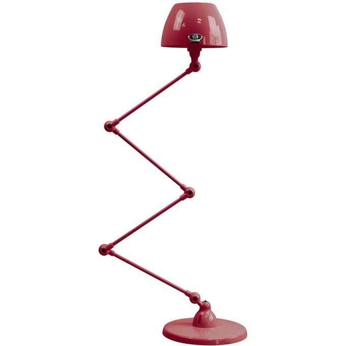 Jieldé Aicler AIC433scharnier-vloerlamp bordeaux