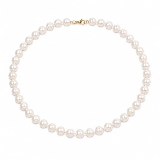 Sorprese Shell ketting Dames parelketting - 47,5 cm - cadeau - Model Z