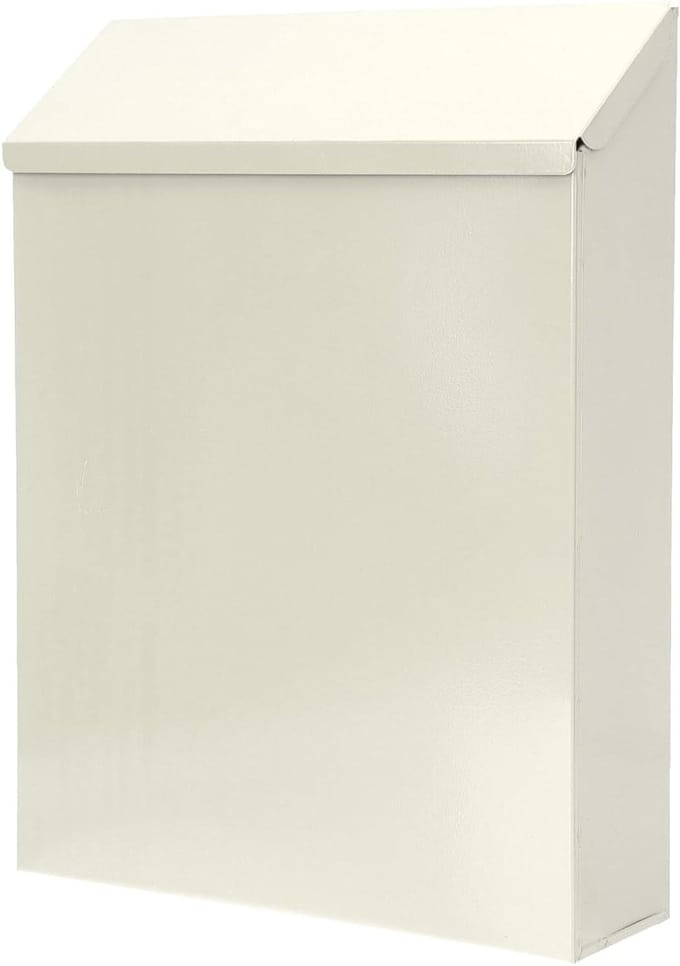 Metalen Brievenbus - Postcontainer Wandmontage - Post Ontvangen - Europees Design - 295 cm Breed - Beige