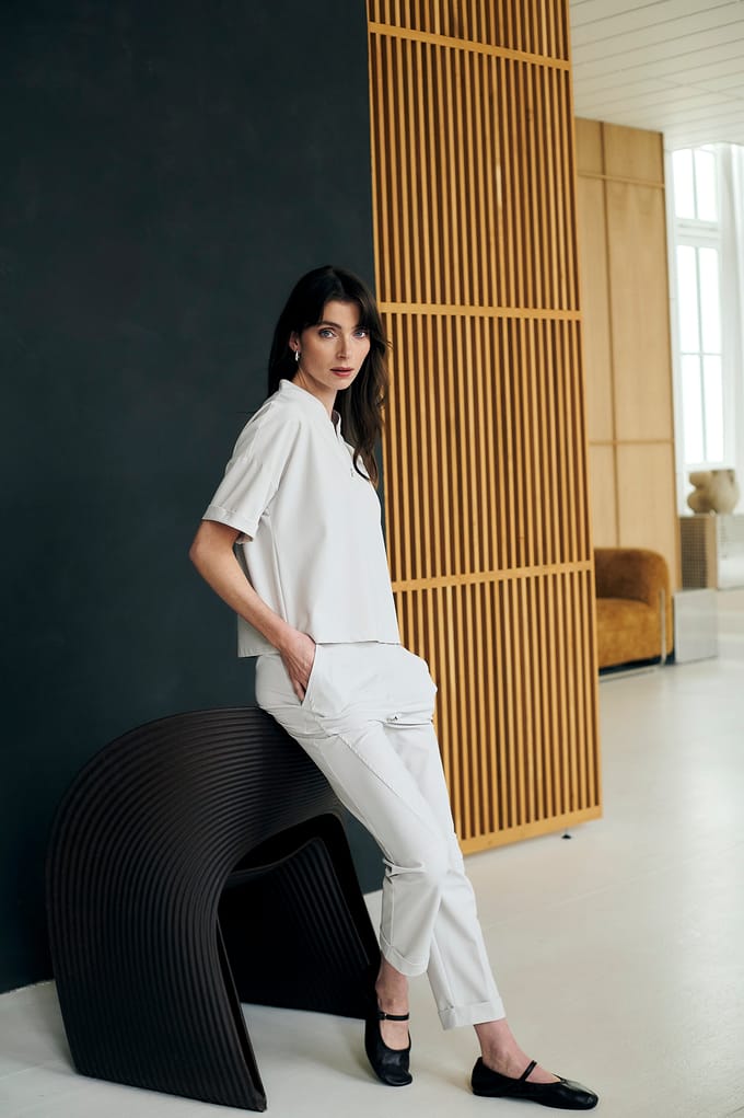Timelia pants technical jersey | Sand - Sand / S