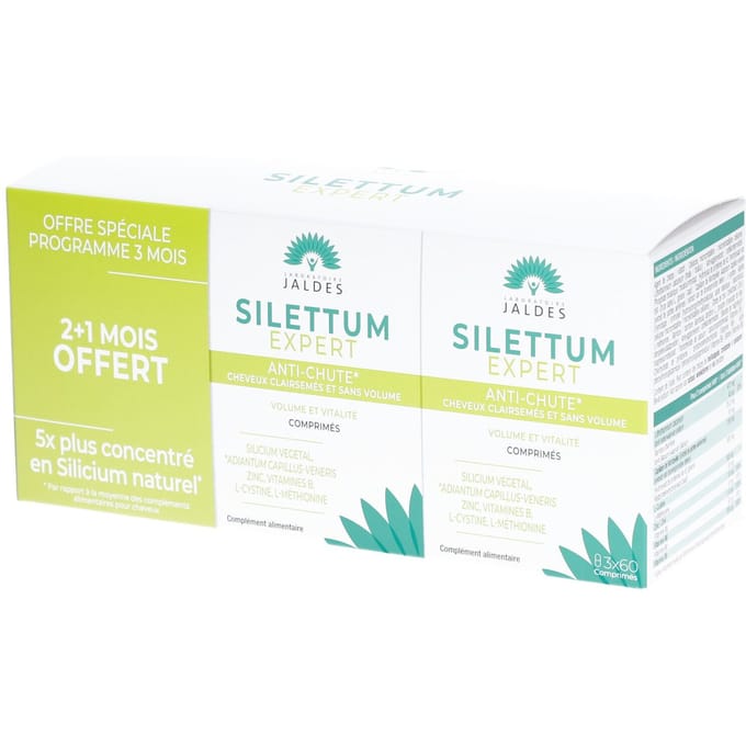 Laboratoire Jaldes Silettum Expert 2+1 Maand Gratis 3x60 Tabletten
