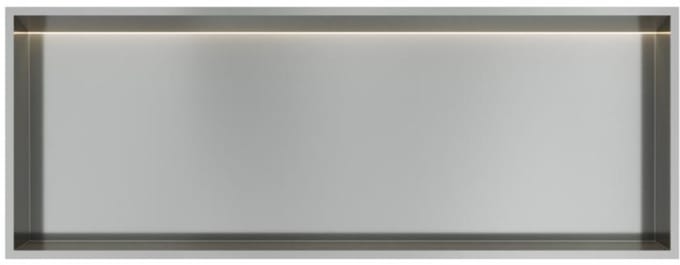 Hotbath &More BOX080L inbouwnis 30x80x10cm met verlichting RVS316