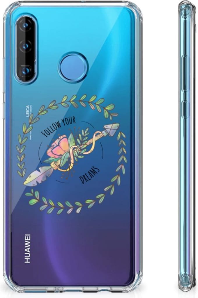 Huawei P30 Lite Stevig Bumper Hoesje Boho Dreams