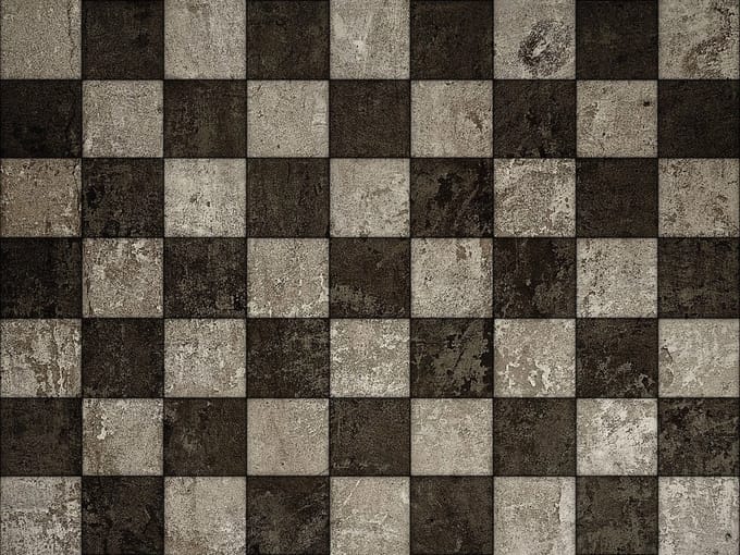 Vinyl | Vloerkleed vinyl | Misty Grey | 170x170 cm