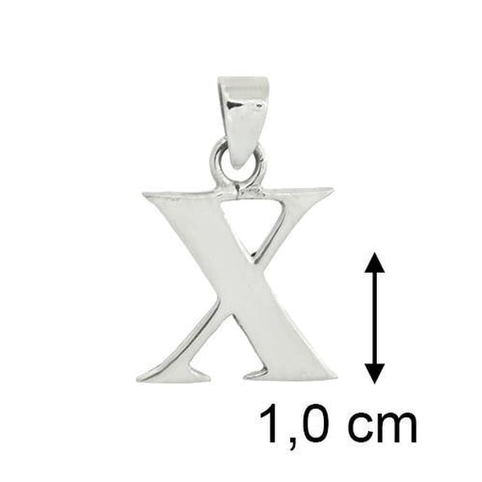 Blinx Jewels Zilveren Hanger Letter X