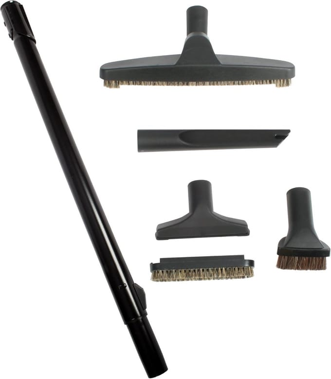 Universele Stofzuiger Accessoireset met Telescopische Wand - 4 Delig