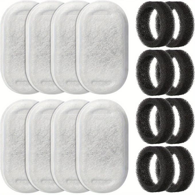 Livé® Kattenwaterfontein Filterset – 16-delig – Schoon & Vers Drinkwater