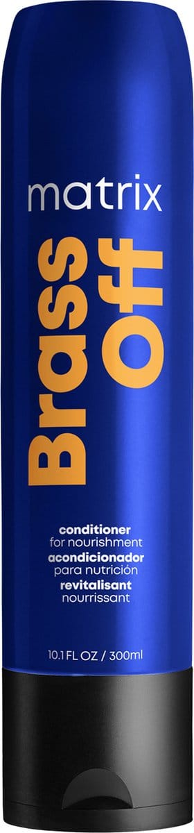 Matrix Brass Off Conditioner – Neutraliseert warme ondertonen in bruin haar – 300 ml