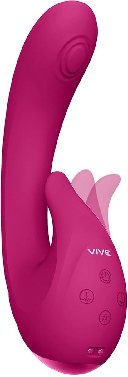 VIVE by Shots - Miki - Pulse Wave Flickering G-Spot Vibrator - Pink