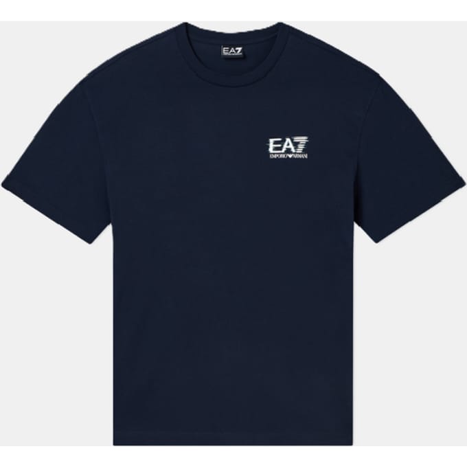 t-shirt man marine blauw