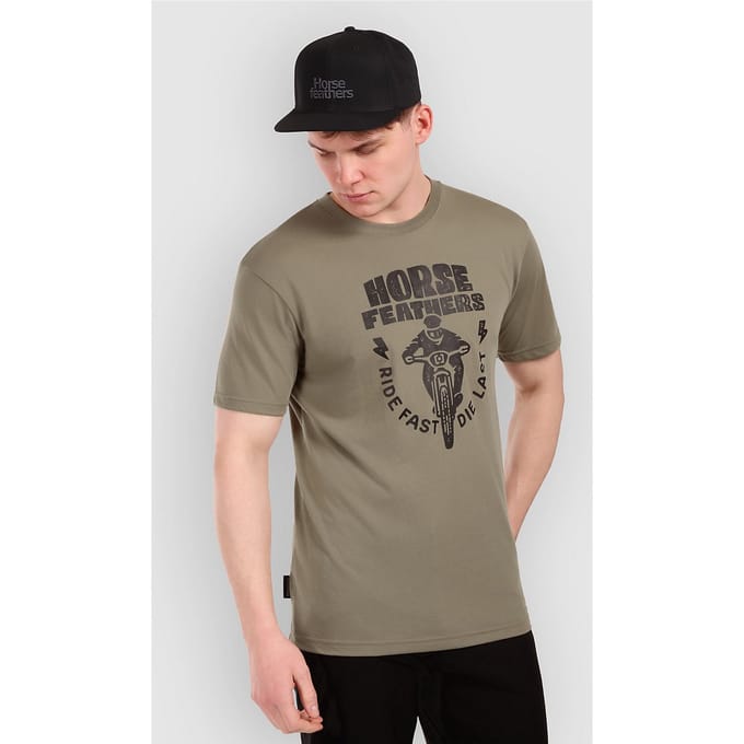 Horsefeathers Full Send Tech T-shirt (taupe) - M