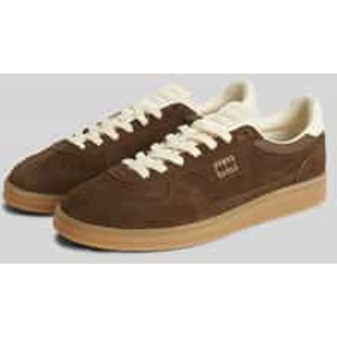 Sneakers van echt suède