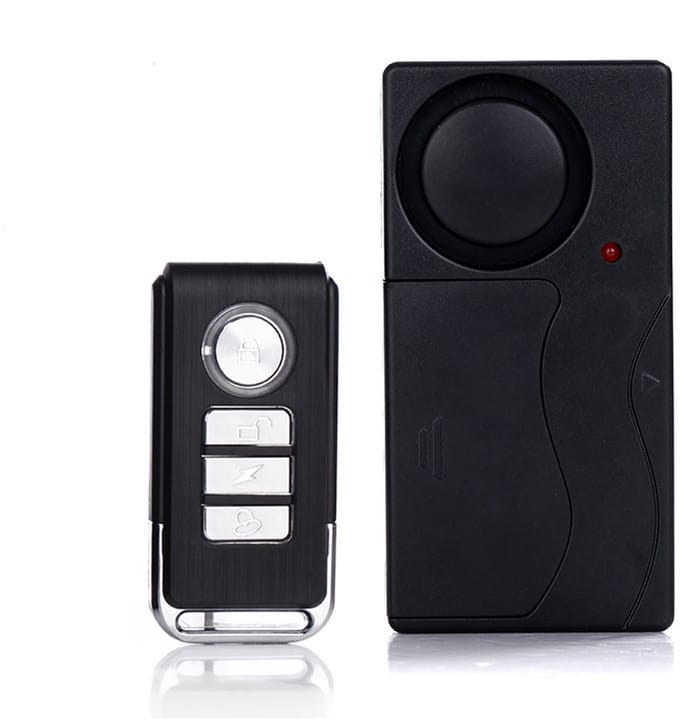 Draadloos trilalarm met afstandsbediening 110 dB