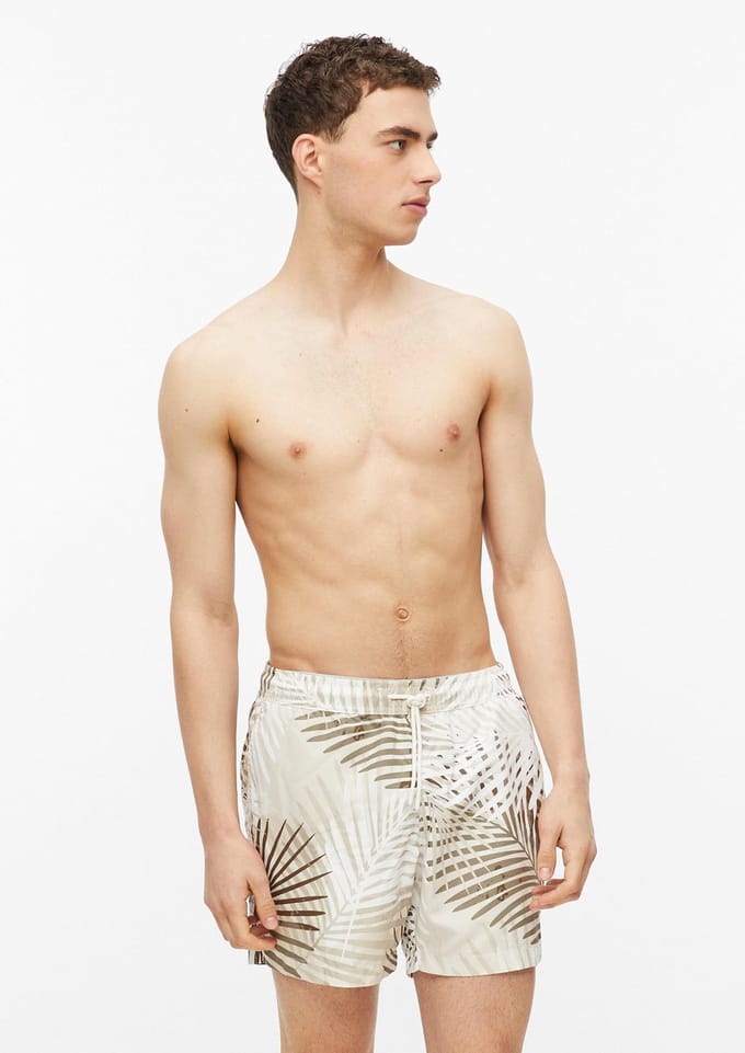 s.Oliver - male - Zwemshort met print