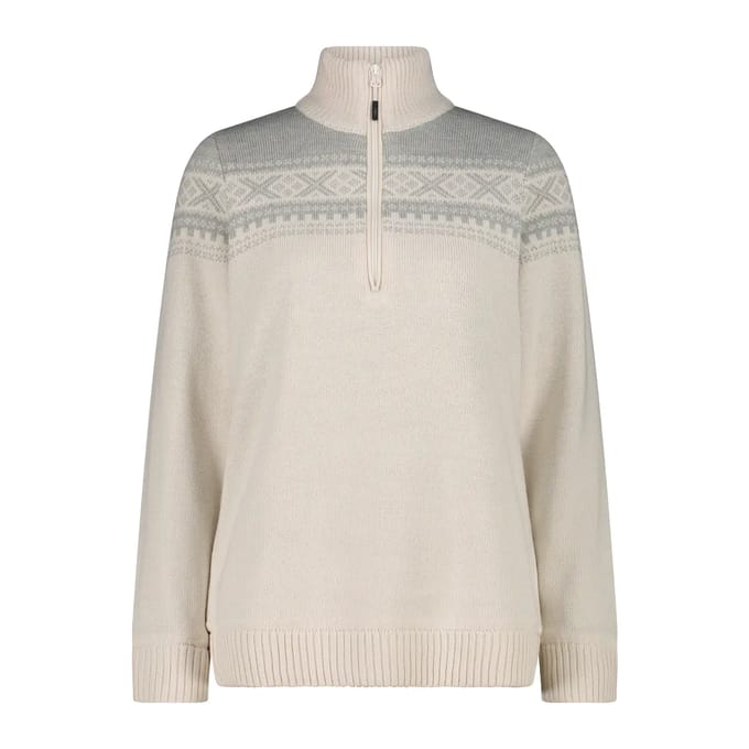 Pull 1/2 zip in brei vrouw CMP