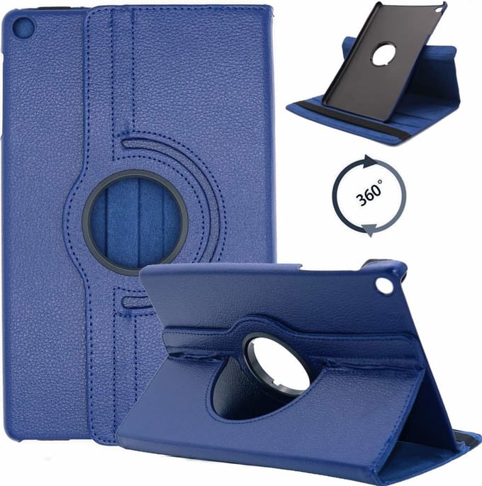 Samsung Galaxy Tab S5e Draaibare Hoes Ntech - Donker Blauw