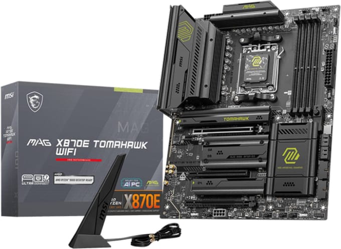 MSI MAG X870E TOMAHAWK WIFI - Moederbord - Socket AM5 - ATX - AMD X870E chipset