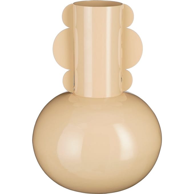Mica Decorations Boyd Vaas - H36 x Ø25 cm - Metaal - Beige