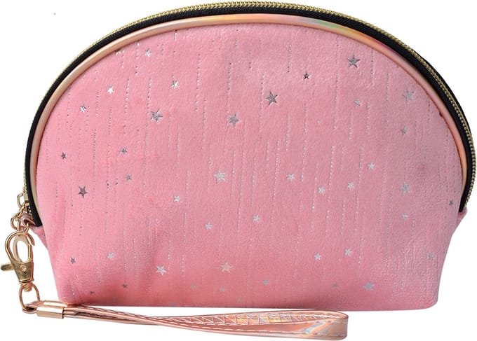Juleeze Toilettas Dames 22x8x14 cm Roze Polyester